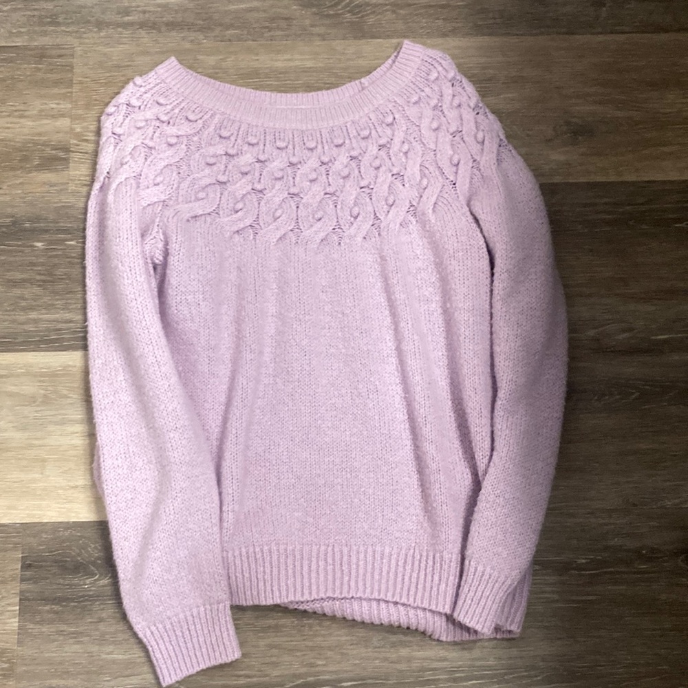 Loft purple sweater